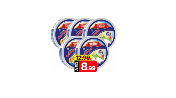 Delite Triangle Cheese 120 gm * 5p