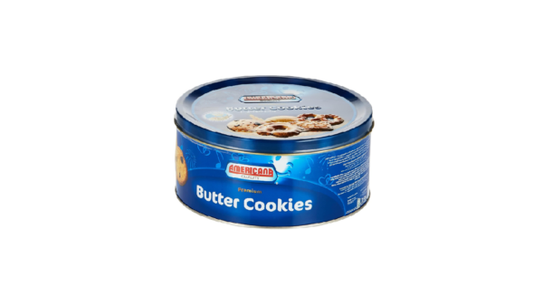 AMERICANA CAKES butter cookies blue tin, 454 gm (pack of 2)