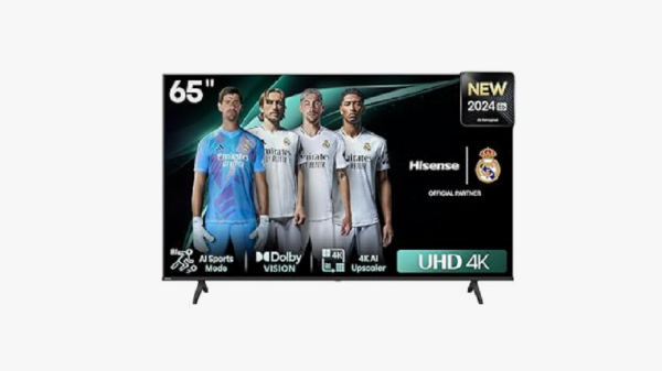 Hisense 65 Inch 4K LED VIDAA HDR Smart TV