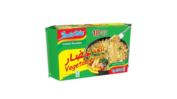 Indomie  Noodles Vegetable Flavour  (Pack of 10 - 70 g Each)