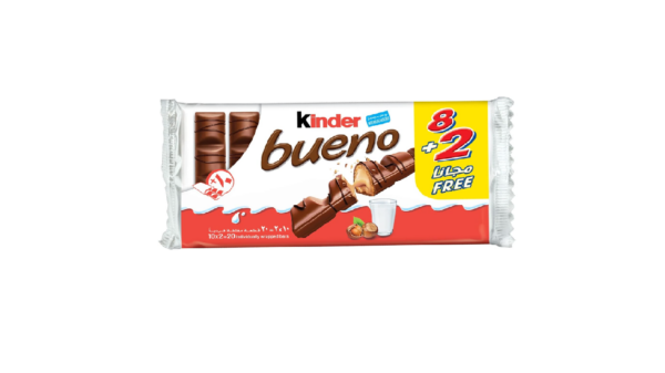 Kinder Bueno 430g Pack of 8+2 Free