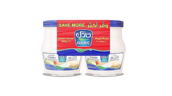 Nadec Cream Cheese Jar 2 x 500g