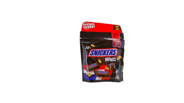 Snickers 10 Minis Chocolate Bar Value Pack, 2 x 180 g