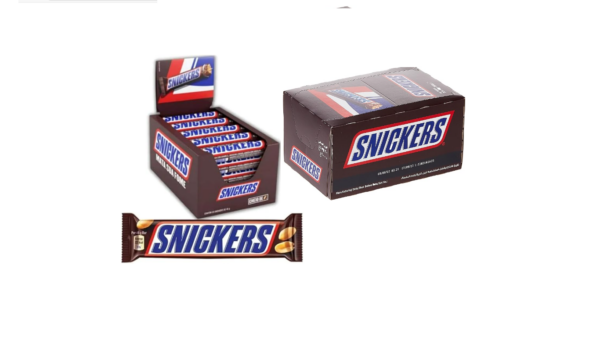 Snickers Original Chocolate Bar 24-Pack  45g Each